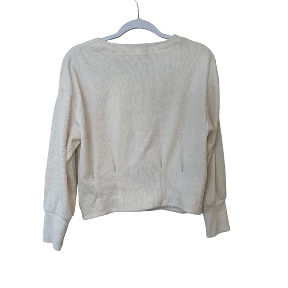 Madewell Cream Button-Up Cardigan - Picture 2 of 9